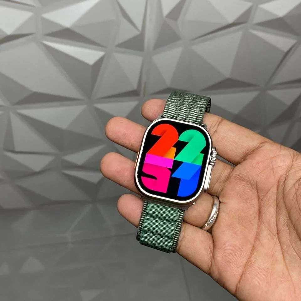 Combo Offer- Watch Ultra 2nd Gen. [49mm- GPS + Cellular] Bright Retina Display, Water Resistant - 1 Year Warranty | 15-Days return | Earbuds Free [Premium Quality]