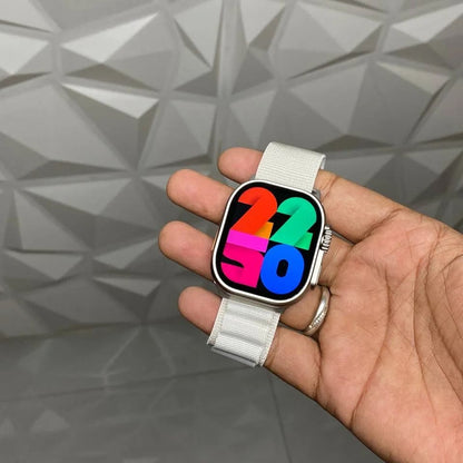 Combo Offer- Watch Ultra 2nd Gen. [49mm- GPS + Cellular] Bright Retina Display, Water Resistant - 1 Year Warranty | 15-Days return | Earbuds Free [Premium Quality]