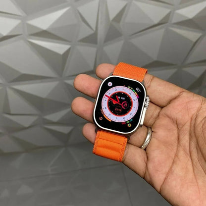Combo Offer- Watch Ultra 2nd Gen. [49mm- GPS + Cellular] Bright Retina Display, Water Resistant - 1 Year Warranty | 15-Days return | Earbuds Free [Premium Quality]